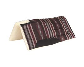 Mustang Manufacturing Casa Zia Saddle Blanket with Fringe - Tan