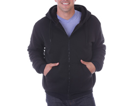 Maxxsel Men's Sherpa Lined Fleece Hoodie