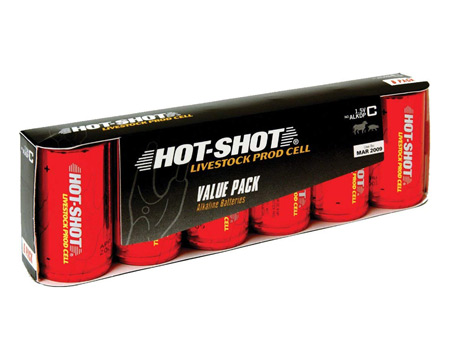 Hot Shot Live Stock Prod Stick Battery - 6 pack