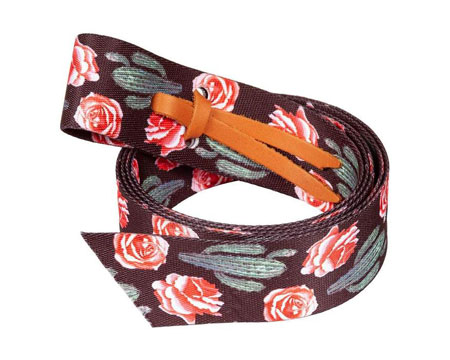 Mustang Manufacturing Rose Printed 6-foot Nylon Tie Strap