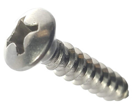 Midwest Fasteners® No. 10 x 1 in. Oval Saddle Screw with Phillips Head - 50 count
