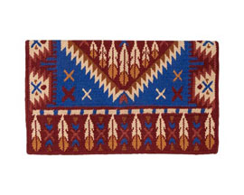 Mustang Manufacturing Canyon Wool Navajo Print Saddle Blanket