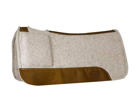 Mustang Manufacturing Poron XRD Shim Fit Tan Saddle Pad