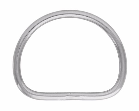 Walsall Hardware  Stainless Steel Dee Ring - 1 1/2"