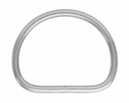 Walsall Hardware  Stainless Steel Dee Ring - 1 1/2"