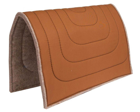 Mustang Manufacturing Felt Saddle Pack Pad - Brown