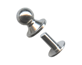 Beiler's® 1/2 in. Button Stud with Rivet - Nickel