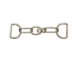 Weaver Leather® 1-3/4 in. Chain with Swivel & Dee Rings - Nickel Plated