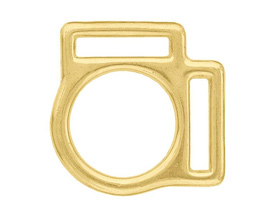 Weaver Leather® #369 2-Sided 1 in. Halter Square - Solid Brass