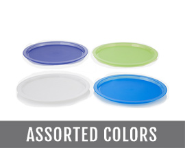 Arrow Plastic® 10 in. Summer Frostware Plate