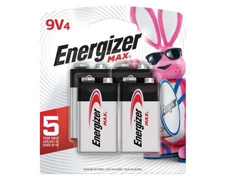 Energizer® Max 9V Batteries - 4 pk