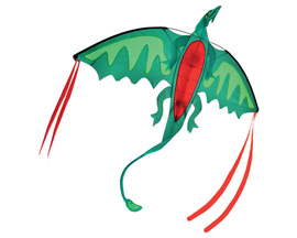 Melissa & Doug® Winged Dragon Shaped Kite - 62"