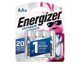 Energizer® Ultimate Lithium AA Batteries - 8 pk