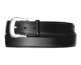 Tony Lama Black Leather Belt