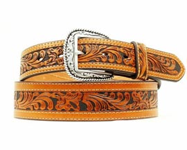 Ariat® Embossed Floral Belt