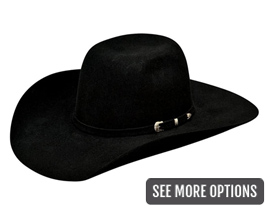 Ariat® Kids Punchy Wool Hat  - Black