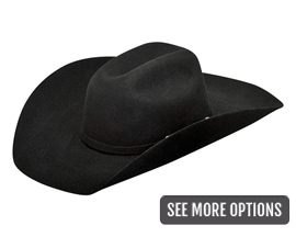Ariat® Kids Maverick Wool Hat - Black