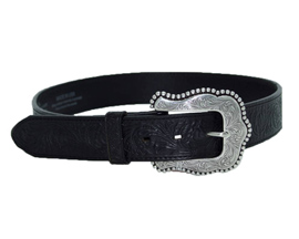 Tony Lama Layla Leather Belt - Black
