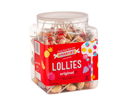 Smarties® Lollies 120-count Candy Lollipops - Original