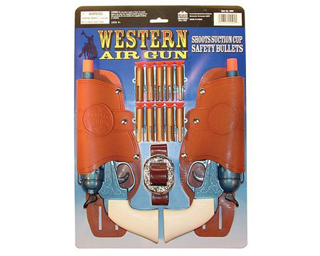 Parris Toys® Western Air Gun Pistol Set - 2 pack