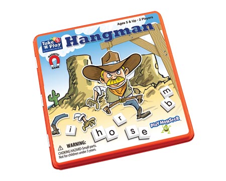 Play Monster® Take 'N' Play Anywhere Hangman