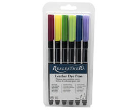 Realeather® 6 pack Leather Dye Pens - Landscape
