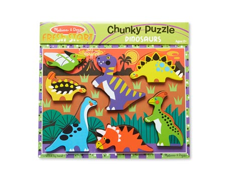 Melissa & Doug® Fresh Start Chunky Puzzle - Dinosaurs
