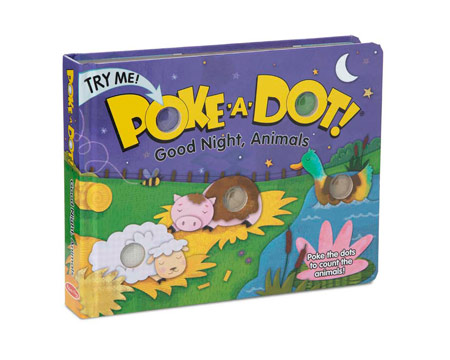 Melissa & Doug® Poke-A-Dot Children's Book - Good Night, Animals