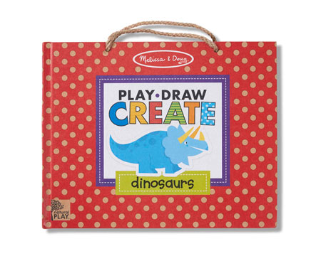 Melissa & Doug® Natural Play Play, Draw, Create Reusable Drawing & Magnet Kit - Dinosaurs