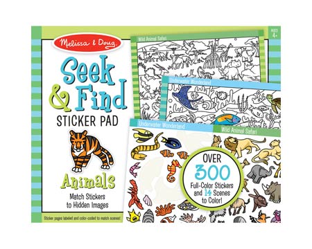 Melissa & Doug® Seek & Find Sticker Pad - Animals