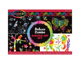 Melissa & Doug® Scratch Art Deluxe Combo Set