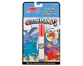 Melissa and Doug® On the Go ColorBlast No-Mess Coloring Pad - Sea Life