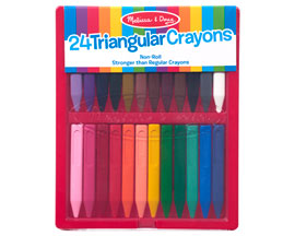 Melissa and Doug® Triangular Crayons - 24 Pack