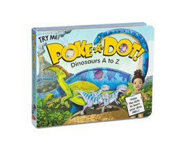 Melissa & Doug® Poke-A-Dot Children's Book - Dinosaurs A to Z