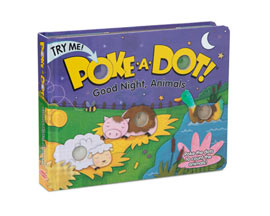 Melissa & Doug® Poke-A-Dot Children's Book - Good Night, Animals