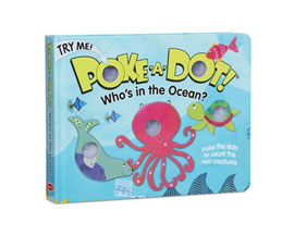 Melissa & Doug® Poke-A-Dot Children's Book - Who's in the Ocean?