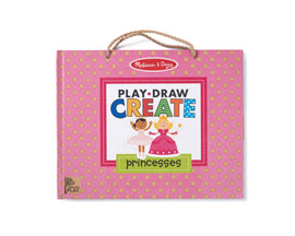 Melissa and Doug® Natural Play: Play, Draw, Create Reusable Drawing & Magnet Kit - Princess