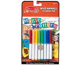 Melissa & Doug® On-the-Go Magic- Pattern Coloring Pad - Wild Animals
