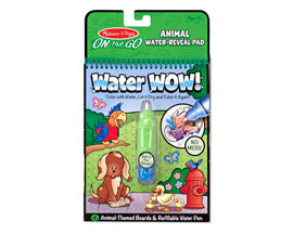 Melissa & Doug® On-the-Go Water Wow! Water-Reveal Pad - Animal