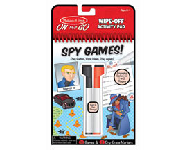 Melissa and Doug® Spy Games Wipe-Off Activity Pad - On the Go Travel Activity