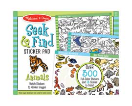 Melissa and Doug® Seek & Find Sticker Pad - Animals