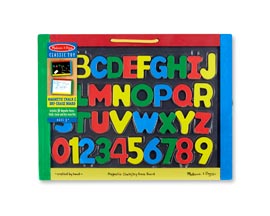 Melissa and Doug® Magnetic Chalkboard and Dry-Erase Board