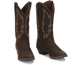 Justin Women's Rosella 12 in. Western Boot - Chocolate
