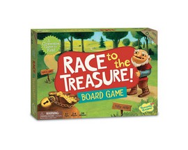 Peaceable Kingdom® Race to the Treasure Board Game