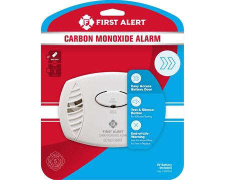 Ace® First Alert Battery-Powered Carbon Monoxide Detector