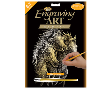 Royal & Langnickel® Engraving Art™ Gold Foil Kit - Horse