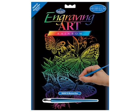 Royal & Langnickel® Engraving Art Rainbow Kit - Butterflies