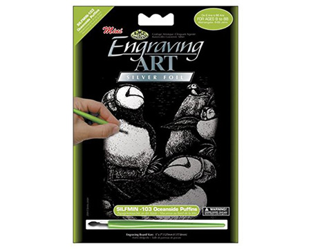 Royal & Langnickel® Engraving Art Mini Silver Foil Kit - Puffin