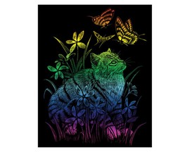 Royal & Langnickel® Engraving Art™ Rainbow Kit - Kitten & Butterflies