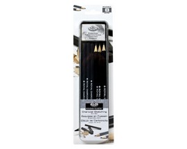 Royal & Langnickel Sketching & Charcoal Pencil Mini Tin Set